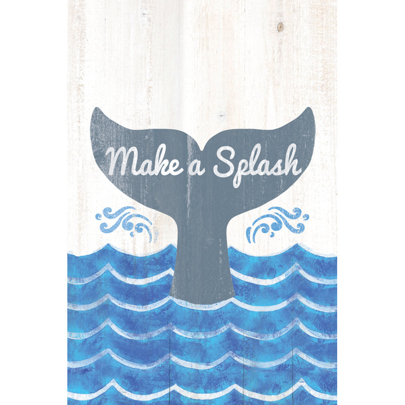 Make A Splash - Wrapped Canvas Print, 30cm H x 20cm W x 3.8cm D