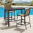 2-person Patio Outdoor Dining Set (3-piece Set, Rectangular Table)-1202415915-1202415911