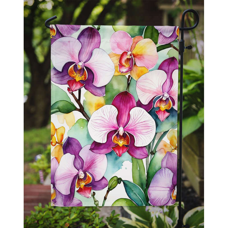 Drapeau de jardin d'orchidées, Orchidées phalaenopsis