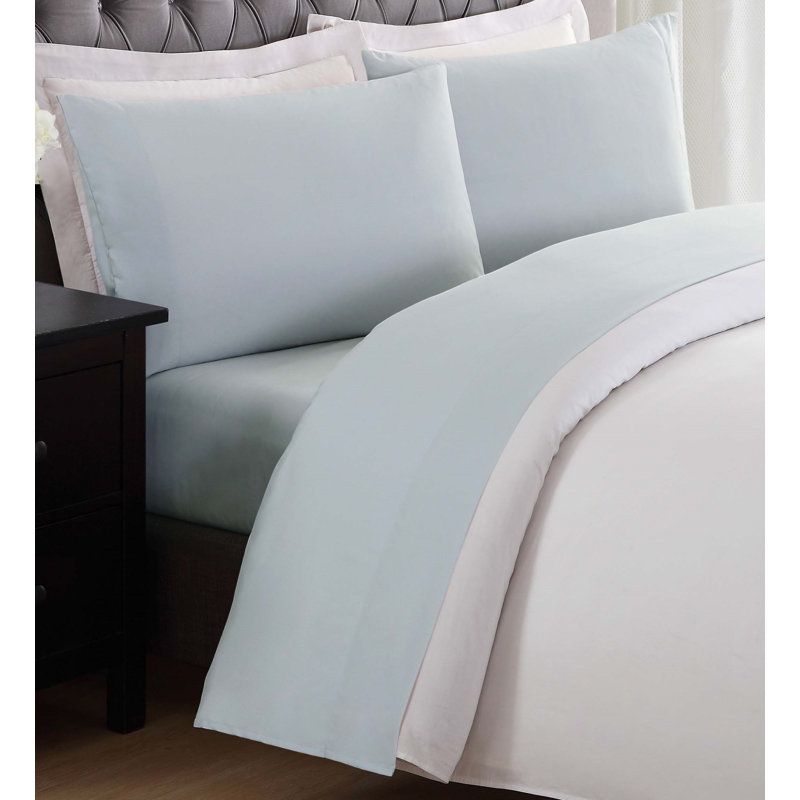 Silver Grey Twin XL Microfiber Kids Sheet Set