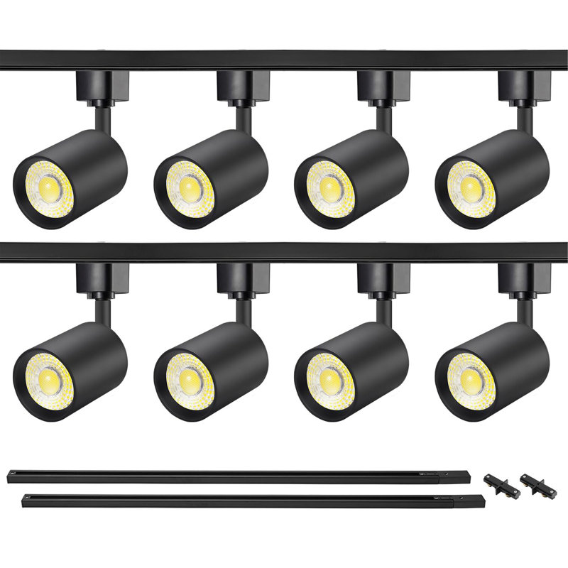 39'' 8 -Light Fixed Track Track Kit with Adjustable Head