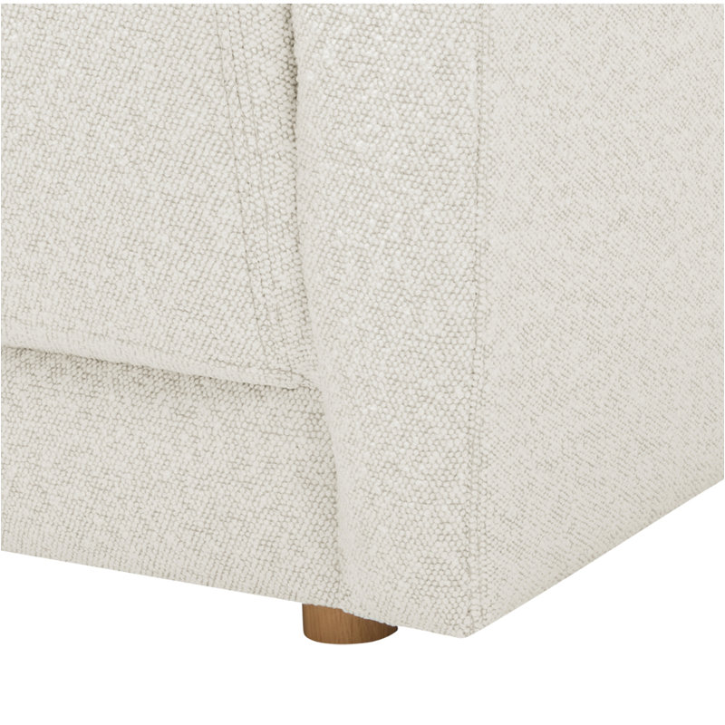 Bryn Upholstered Sectional, Left Hand Facing, Oyster Boucle