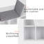 Neemias 63cm H x 102cm W Geometric Bookcase-2009538356
