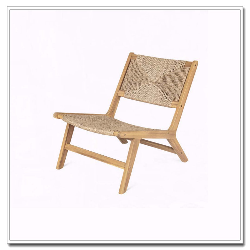 Chaise longue sans accoudoirs en bois