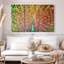«Grand Green Peacock Wall Art» sur toile-1941405157