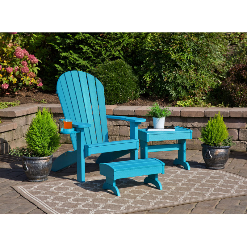 Aatikah Outdoor Adirondack Chair, Aruba Blue