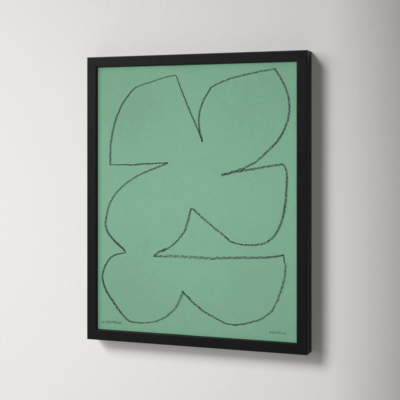 Sage 1 by Michael Kempen, Black Framed, 16" W x 20" H