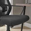 Jenkin Luxury Mesh & Fabric Home Office Chair - Tall Backed Ergonomic Design Height & Tilt Adjustable