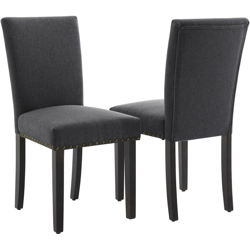 Upholstered Accent Chair, 2, Grey