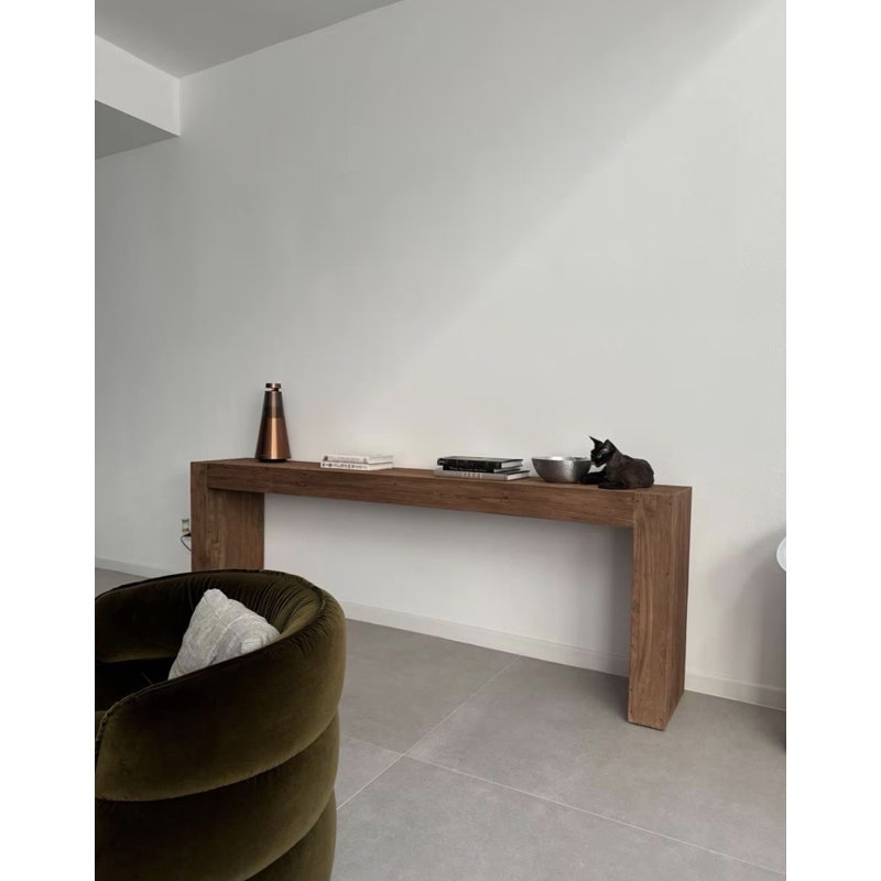 Recycled Teak Console Table, 31" H x 47" W x 16" D