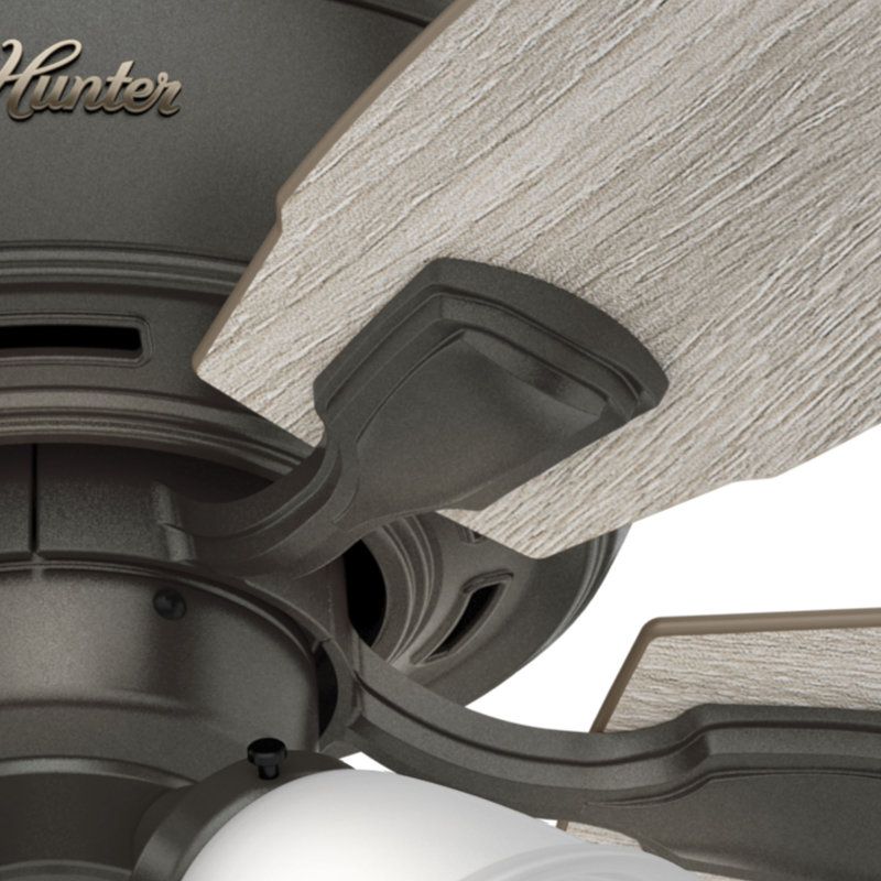 Amberlin 52" Noble Bronze Ceiling Fan with LED Light
