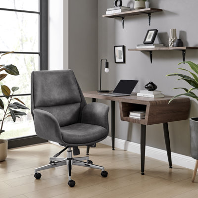 Bengi Premium Faux Leather Office Chair - Multi Way Adjustable Sleek Design