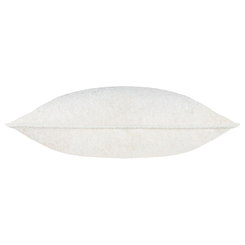 Lustre Square Cushion, Polyester, Ivory