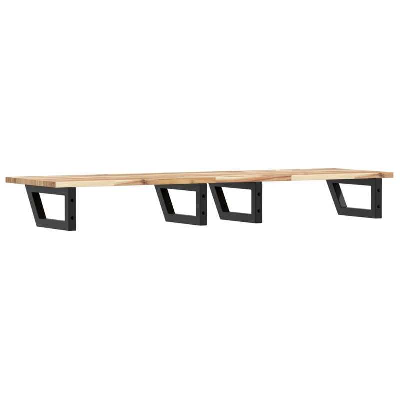 Accent Shelf, Black, 2" H x 120" W x 40" D