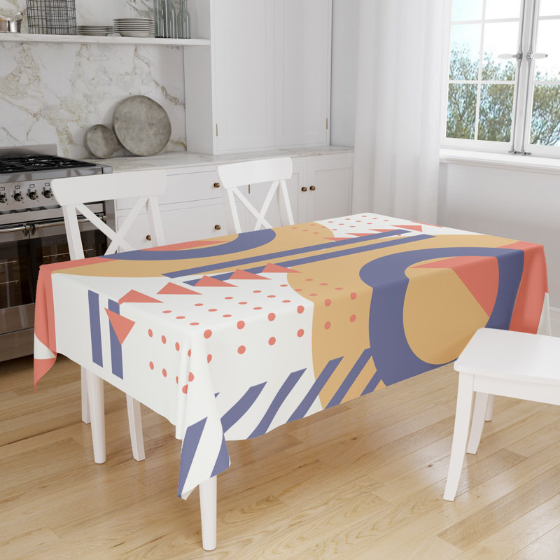 East Urban Home kitchen decoration, tablecloth, 140 x 140cm - Designed and made in Turkey