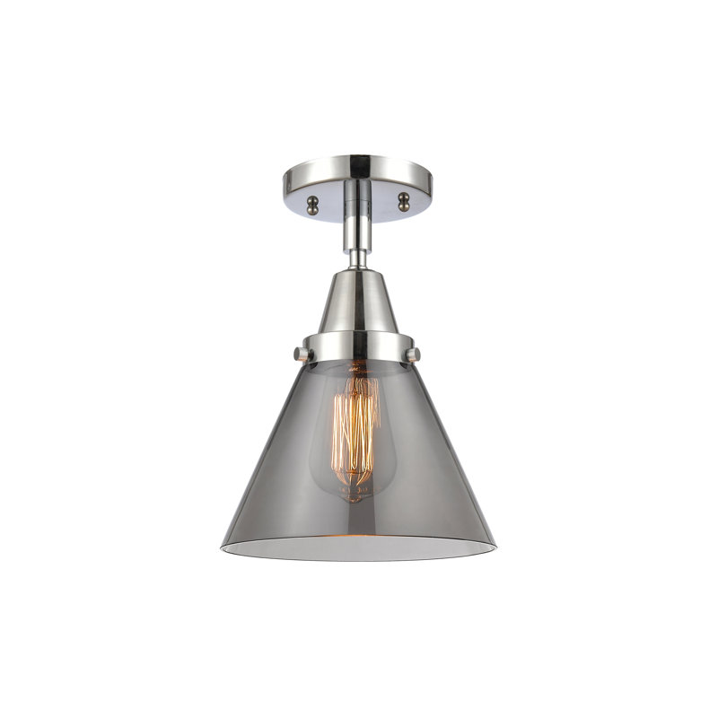 Plafonnier en verre, Ampoule non incluse, Oui, Chrome poli