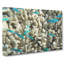 Coral Reef And Blue Fish - Wrapped Canvas Print-61850949