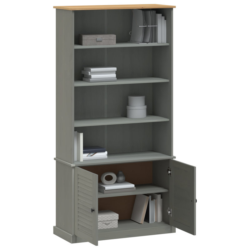170cm H x 85cm W Standard Bookcase, Grey