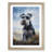 Schnauzer Informel - Single Picture Frame Rectangle Print on Wood-94220245-94220244