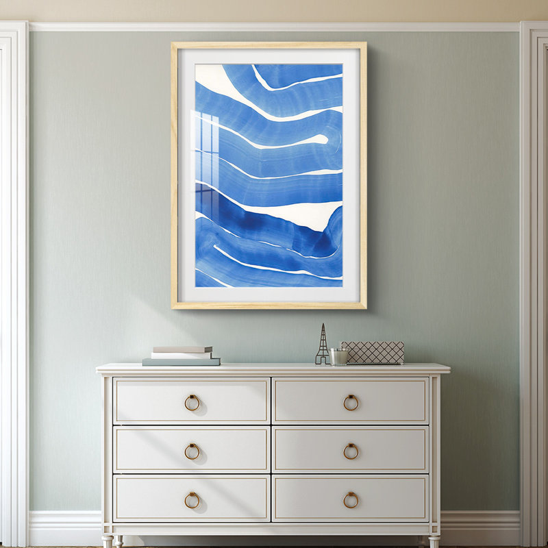 Blue Wiggles II -Framed Print