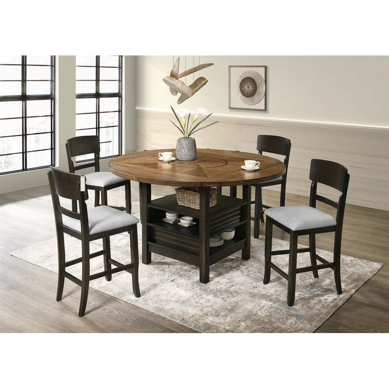 Mobilier en bois 2pc, Brun, Gris clair
