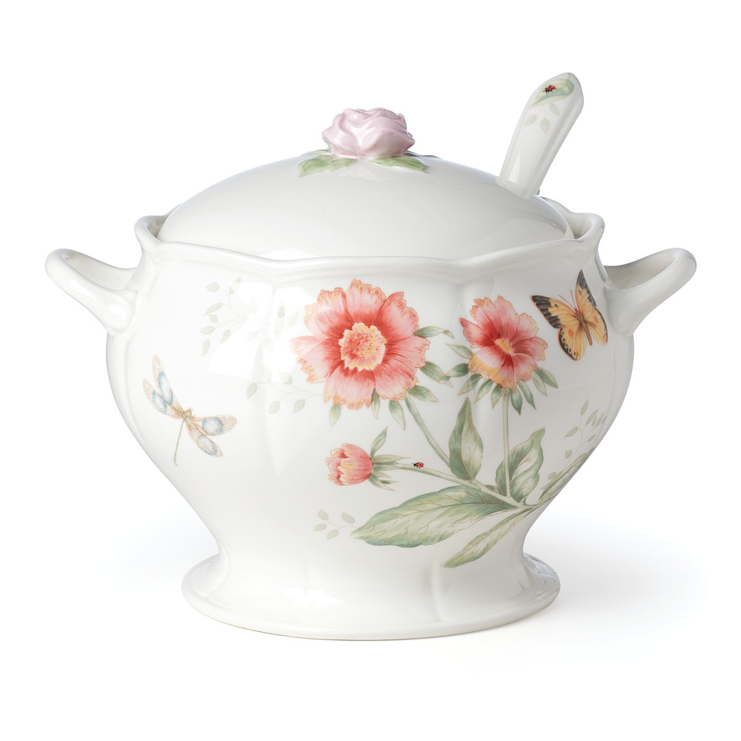 Butterfly Meadow 3.7 qt. Tureen 2 Piece Set Lenox