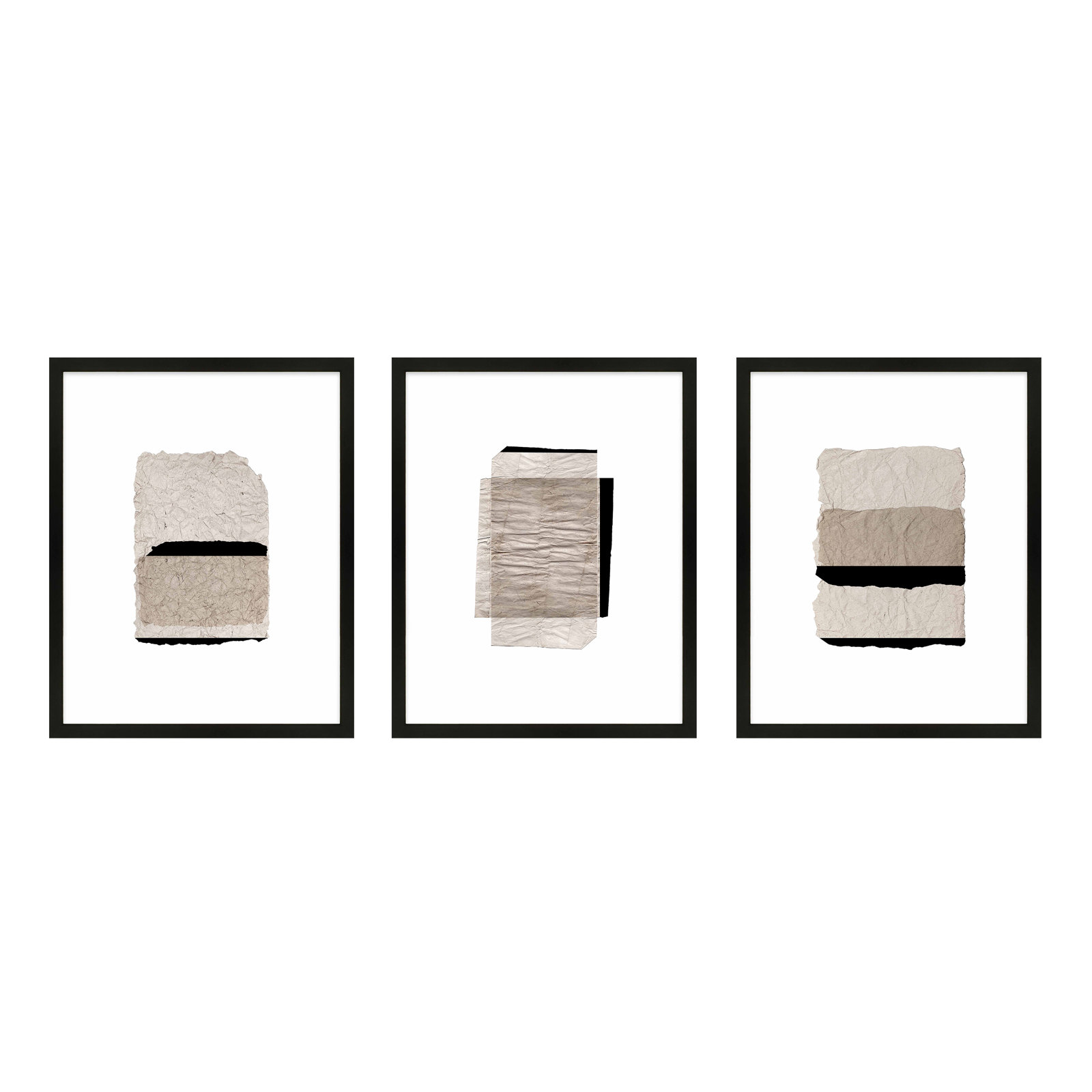 Fiber by Eleni Psyllaki For Paradissi Digital Art, Black Framed, 38" H x 30" W  x 1.25" D
