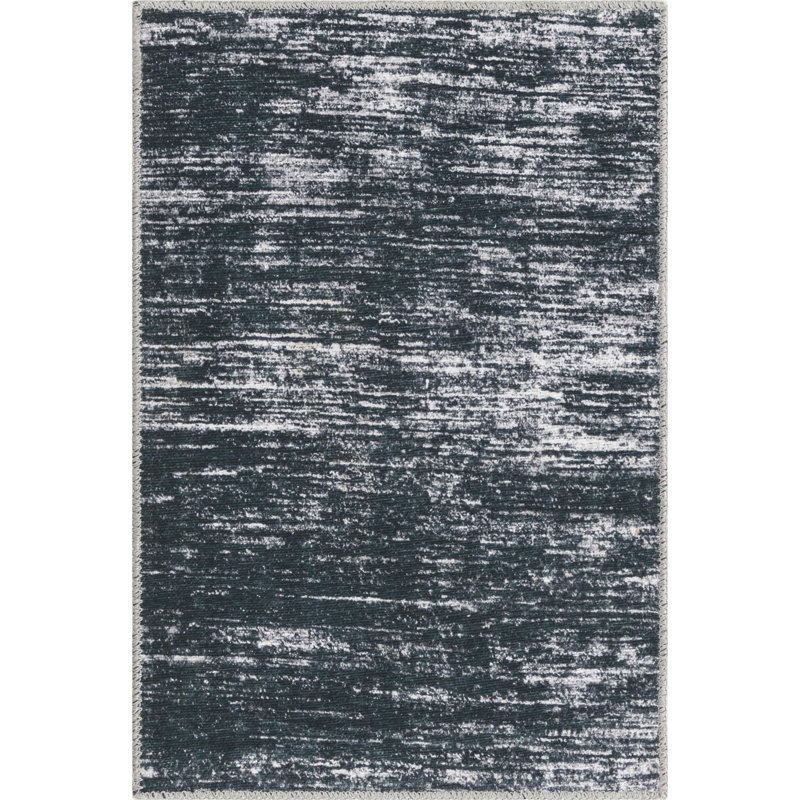 Ikhasa Chenille Abstract Indoor Rug, Rectangle 2' x 3'