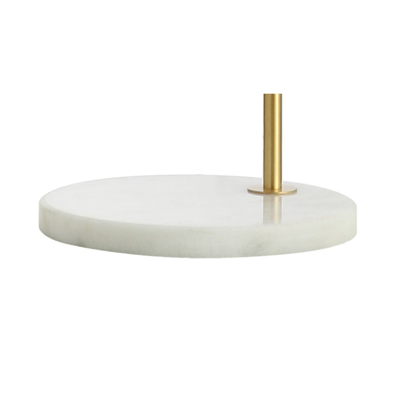 Lampe sur pied en arche 60" Hollomon, Or