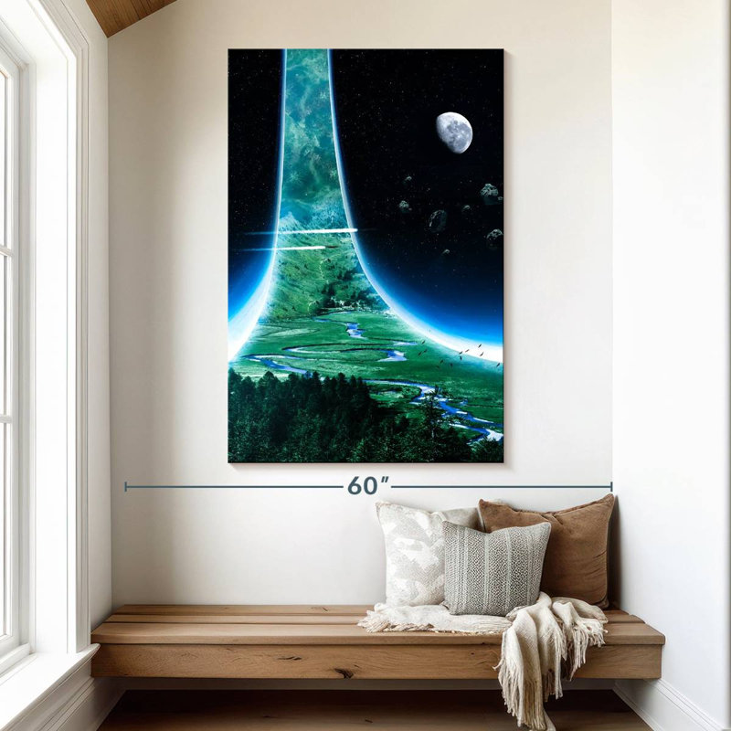 Kelan Ring World, 51" H x 34" W