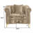 40.9" Velvet Chesterfield Chair-115797536
