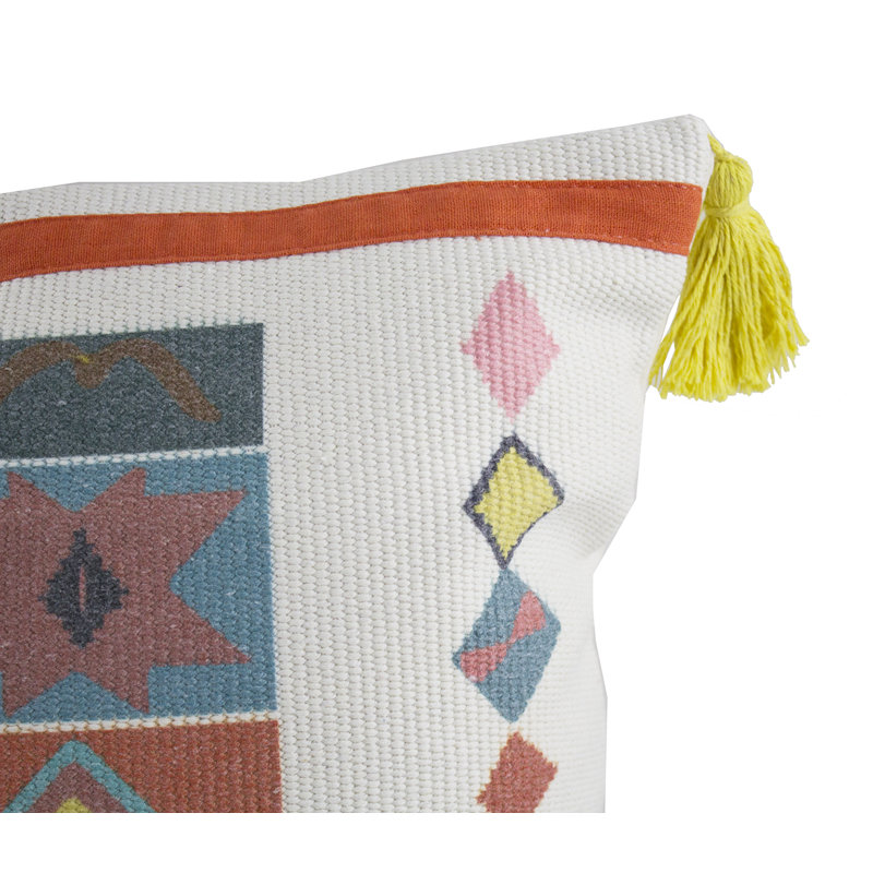 Cotton Blend Outdoor Throw Pillow, Pillow Cover Only - No Insert