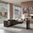94.49"Modern Luxury Green Granite Desktop Executive Office Desk-434840268