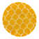 Tapis à poils longs Ruby Trellis - jaune