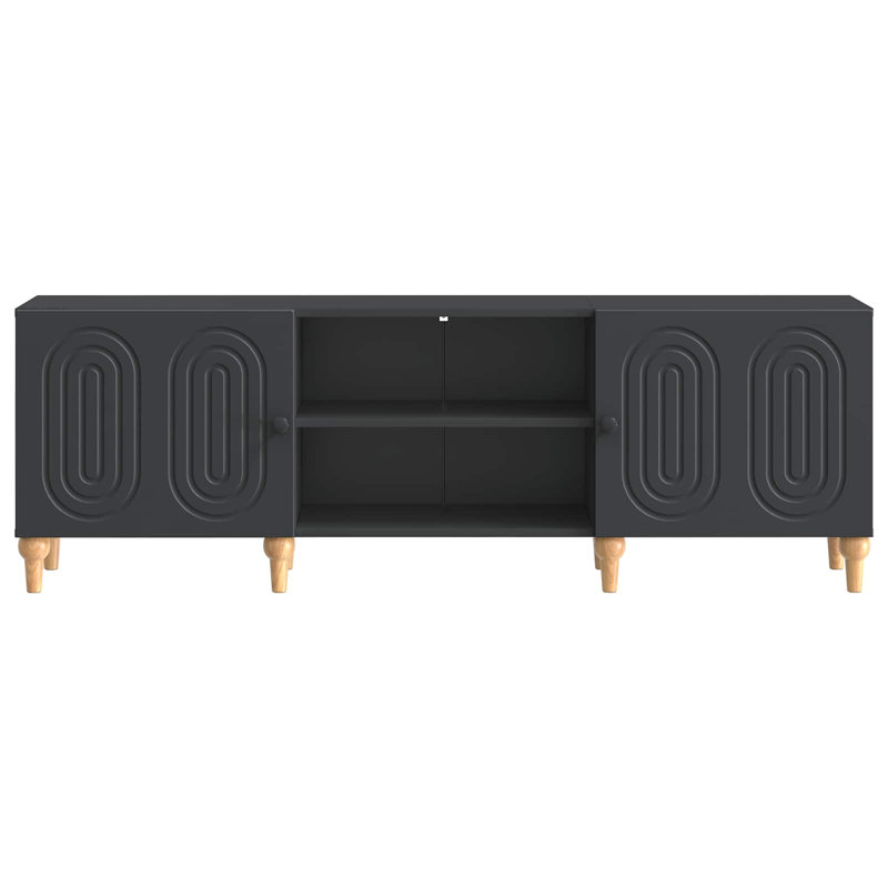 TV Stand, 50cm H x 150cm L x 31cm W, Black