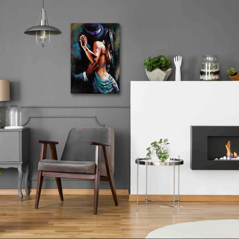 «Passional» par Colin John Staples, art mural sur toile, H 26 po x l 18 po x P 0,75 po
