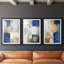 ABSTRACT Series Dxxxi - Impression encadrée sur mesure de qualité supérieure - 3 pièces-1362999218