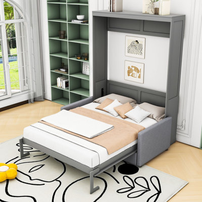 Artemiy Full Size Multi-Functional Murphy Bed with Sofa