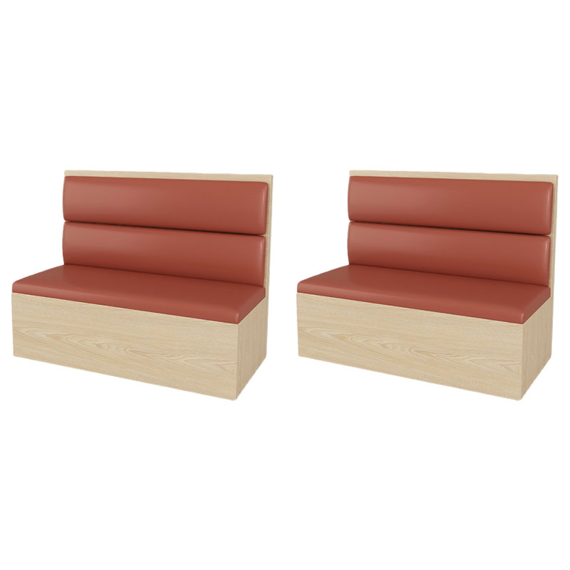 Banc décontracté en similicuir restaurant Cafe