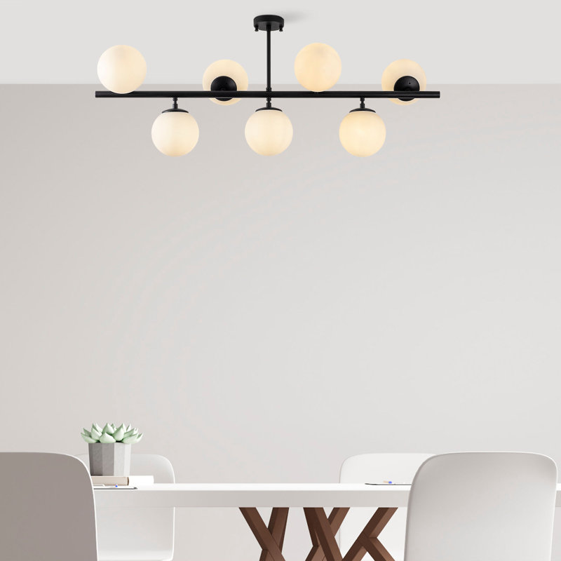 Luper 7 - Light Kitchen Island Pendant, Black