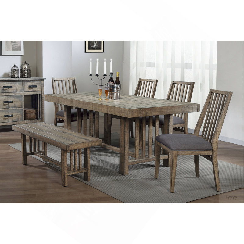 Ensemble de chaises d'appoint en bois 2 pièces avec sièges rembourrés recouverts de tissu