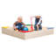 PLAYBERG 40'' x 7.75'' Plastic Sandbox