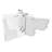 Ella Wheelchair Transfer 30"x52" Acrylic Hydro Massage Walk-In Bathtub with Right Outward Swing Door, Heated Seat, 5 Piece Fast Fill Faucet, 2" Dual Drain-82159825