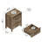 Allysyn Modern 26.1" H 3-Drawer Nightstand-294082882