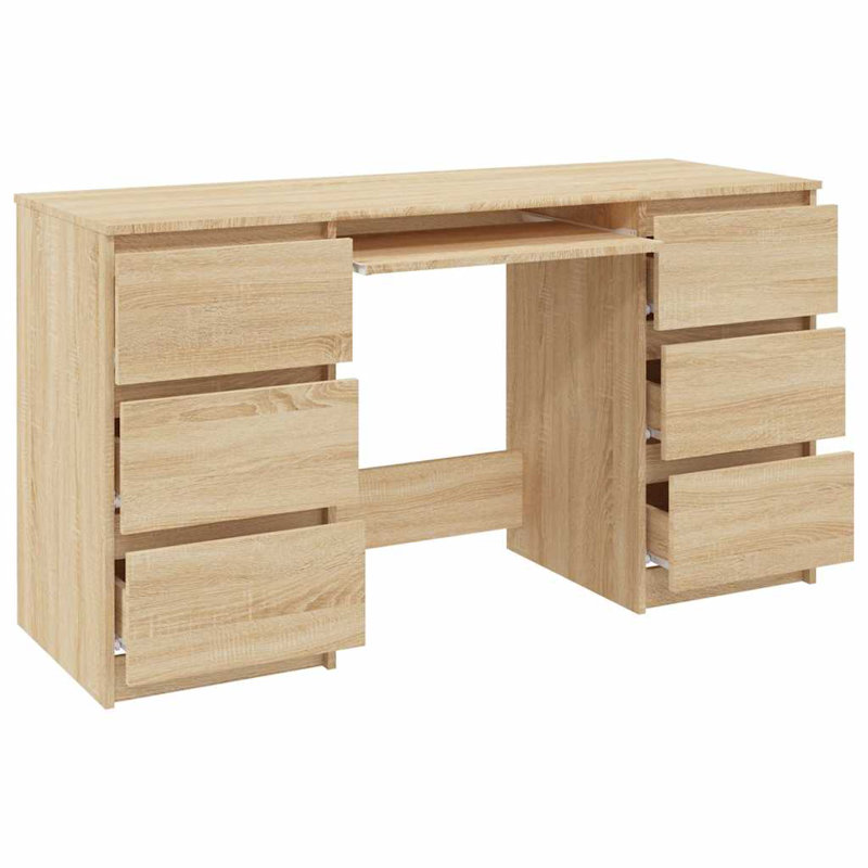 Bureau d'écriture, Chêne de Sonoma