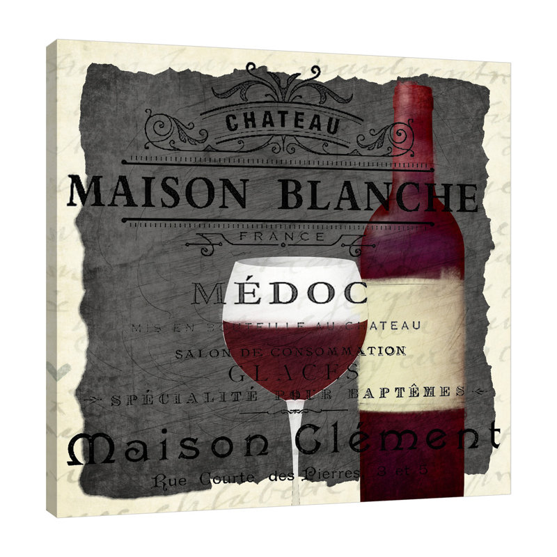 «Good Wine 5», toile tendue par Kimberly Allen, H 36 po x l 36 po x P 1,5 po