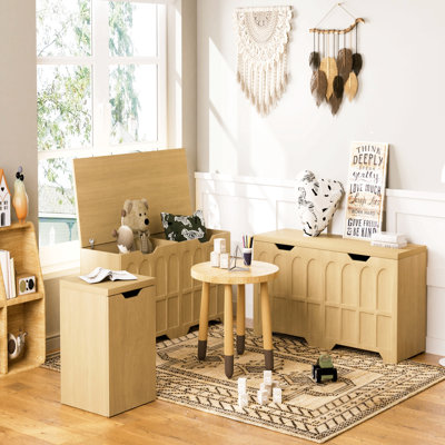 Banc de rangement multifonctionnel en forme de L 3 pièces avec banc à chaussures rembourré, servant de tabouret de coin de cuisine, de boîte de rangement pour jouets ou de siège de coin lecture, P 63 po x l 63 po x H 19,1 po