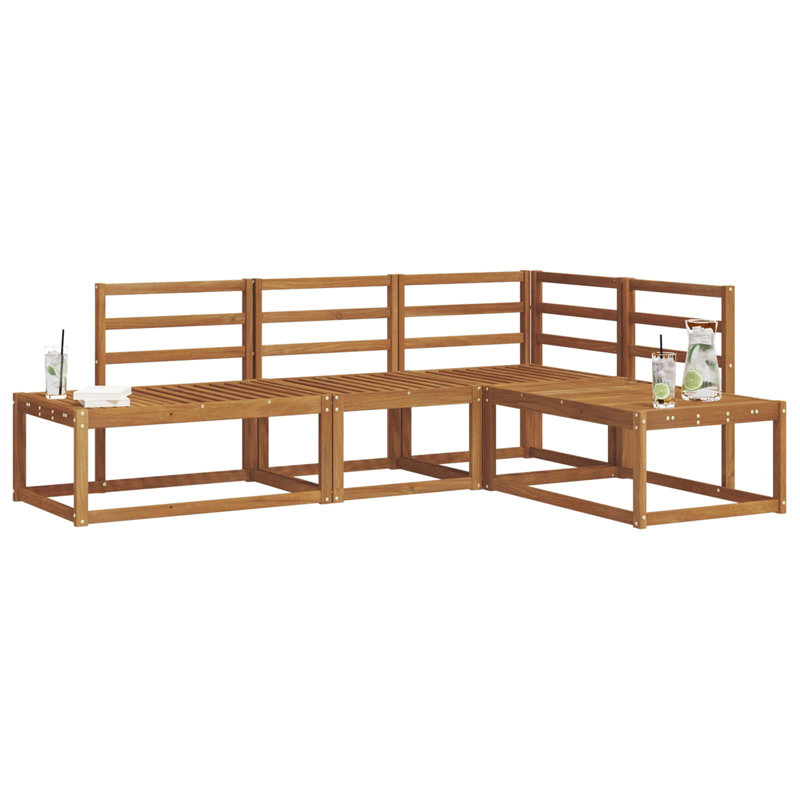 213.5cm Wide Patio Sectional Set