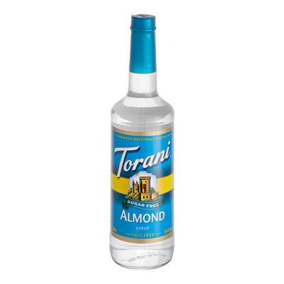 Bouteille en verre de 750 ml Torani arôme-amande sans sucre Torani WS-880372459
