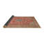Tapis oriental en laine rouge / beige-975448903